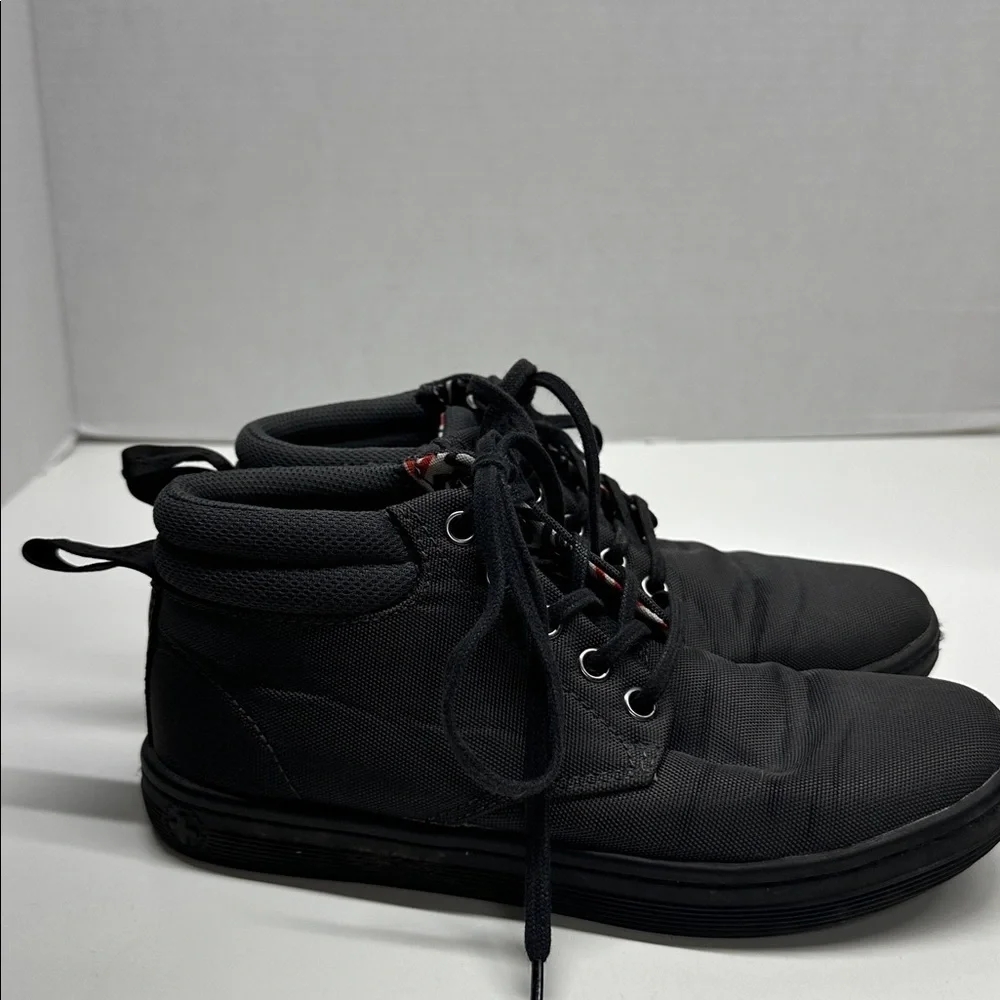 Doc Marten Belmont Chukka Boot Canvas Lace Up Low Top Boots Sneakers Gray Size 5